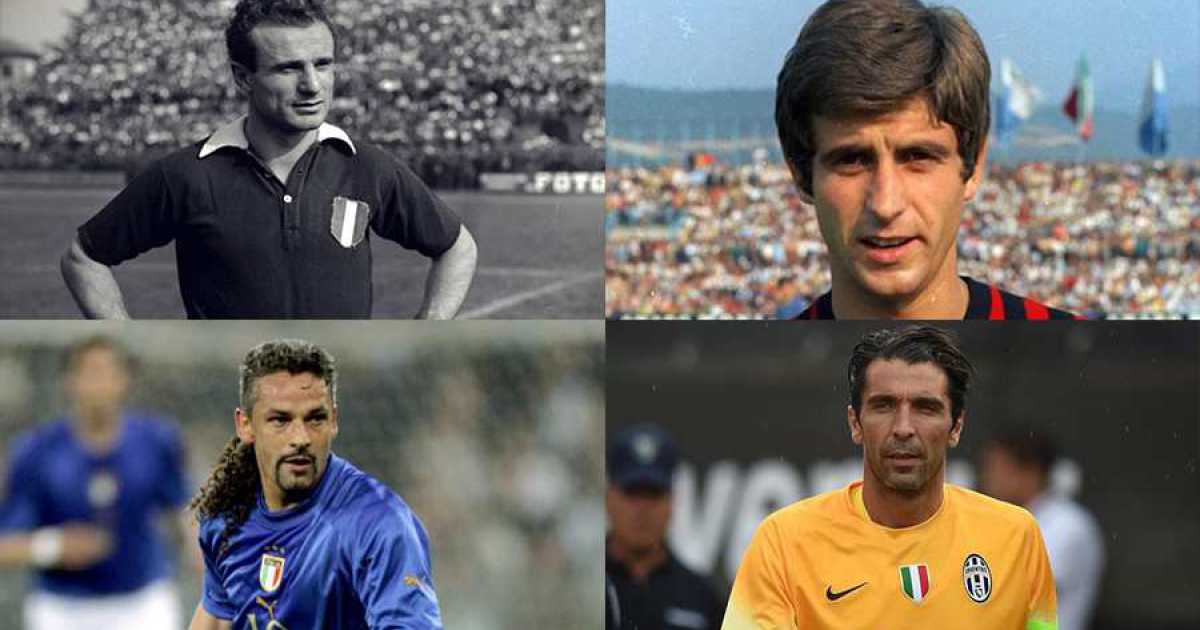 1889-1989: ecco i migliori calciatori italiani di ogni epoca per anno di nascita